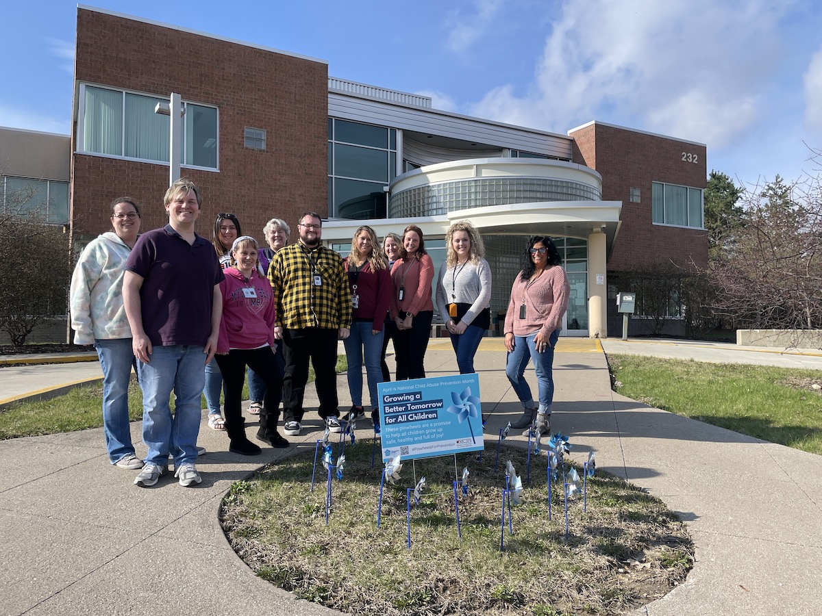 Pinwheel Garden Medina County Job and Family Services